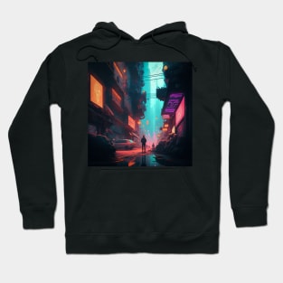 Cyberpunk city Hoodie